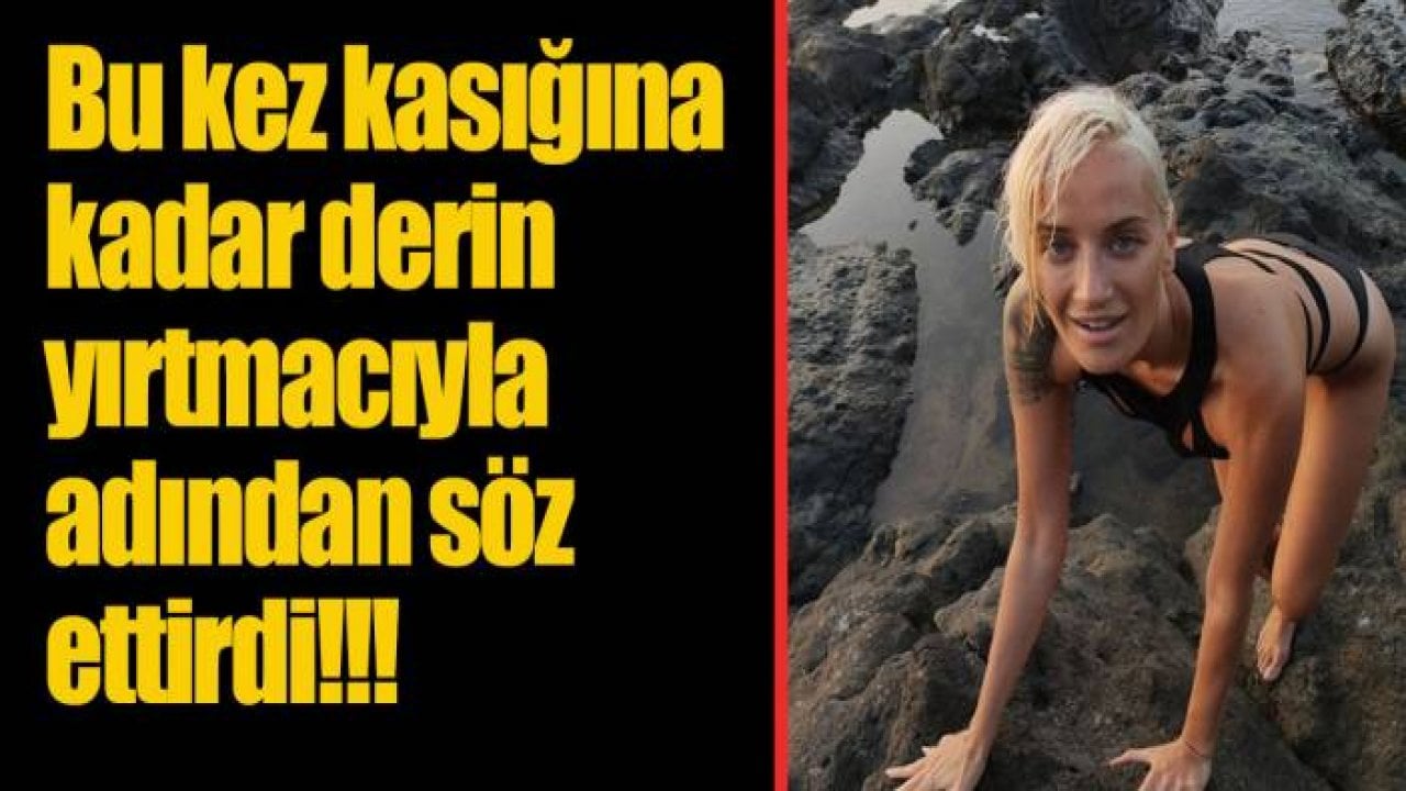 Didem Soydan kasığına kadar yırtmacıyla nefes kesti