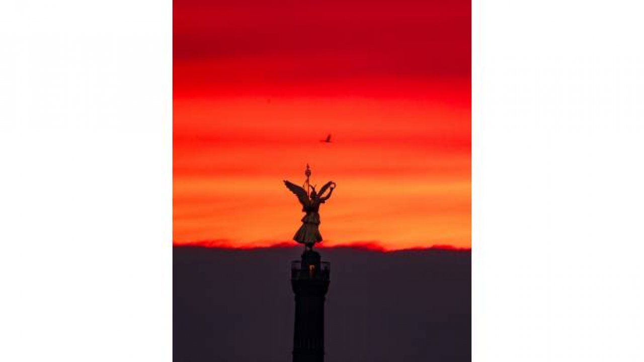 Berlin'de gün batımı