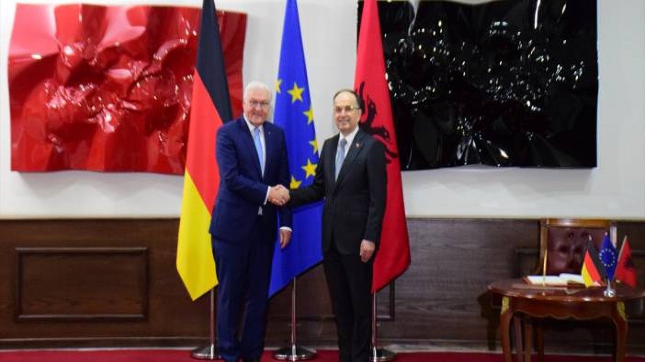 Almanya Cumhurbaşkanı Steinmeier, Arnavutluk'ta