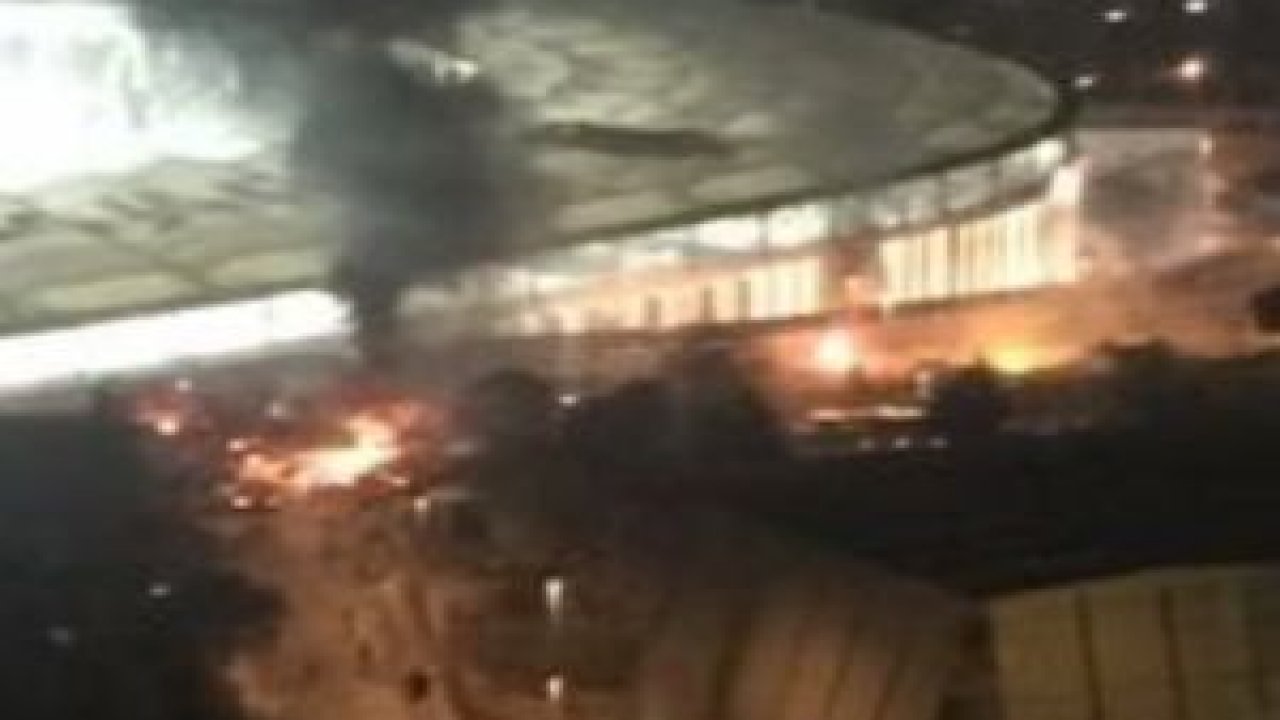 Vodafone Arena'da patlama sonrası ilk görüntüler
