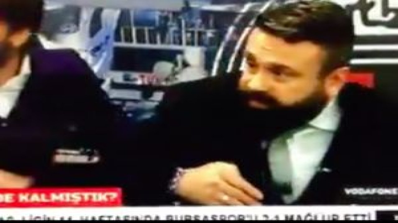 Patlama anında BJK TV canlı yayında