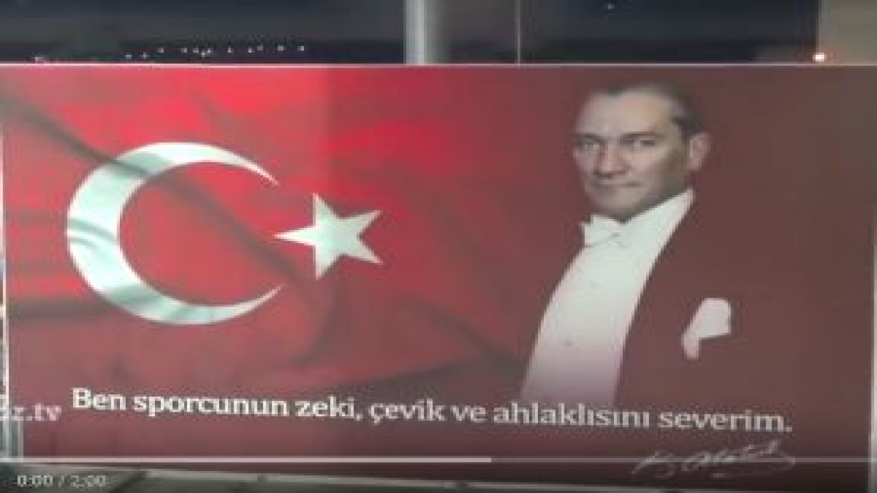 Göztepe taraftarından İzmir marşı