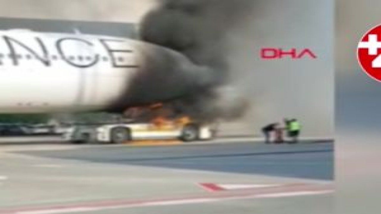 Frankfurt Havalimanı'nda korkutan yangın