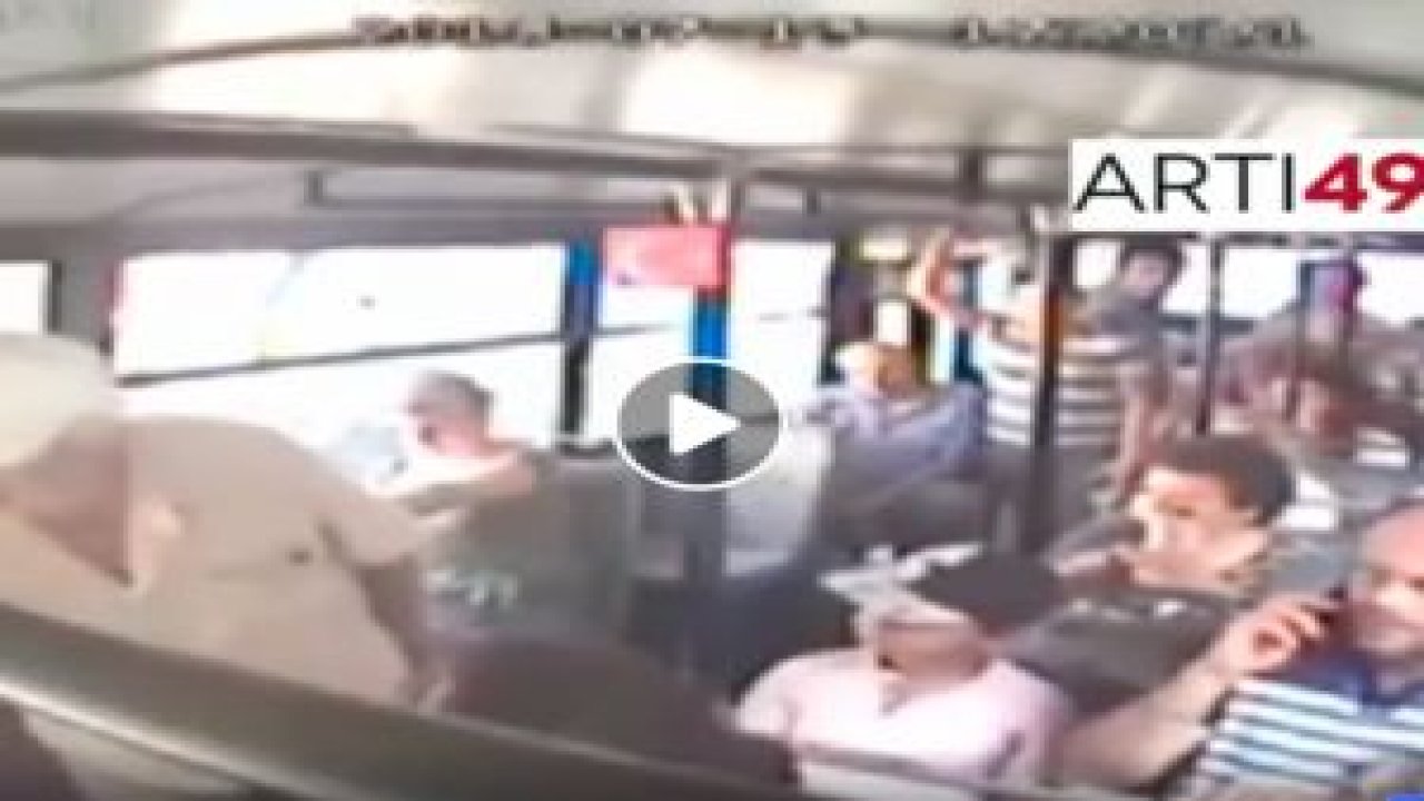 Otobüsü karakola çektirdi