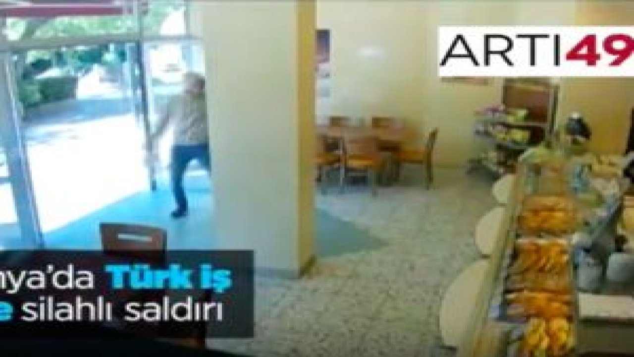 Almanya'da Türk iş yerine silahlı saldırı