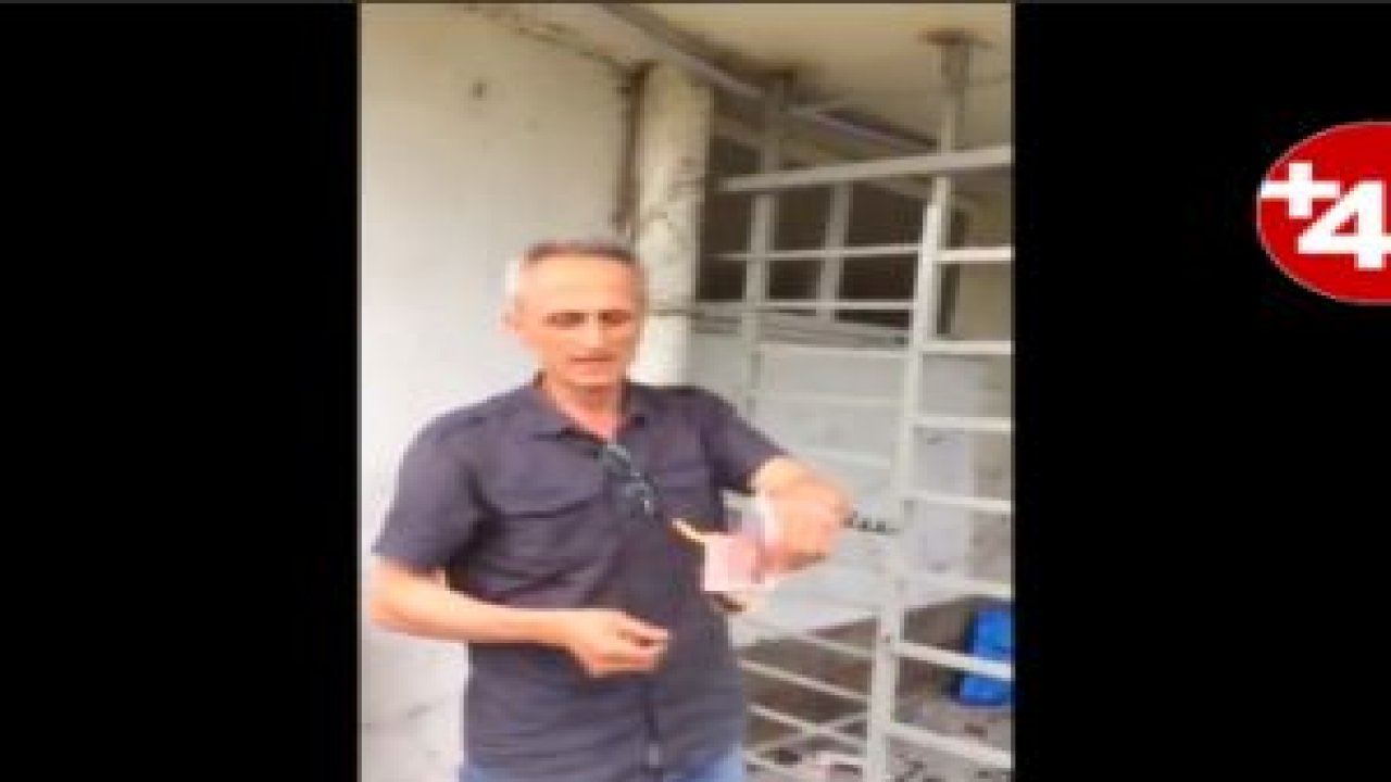 ABD’yi protesto için avro yakan vatandaş