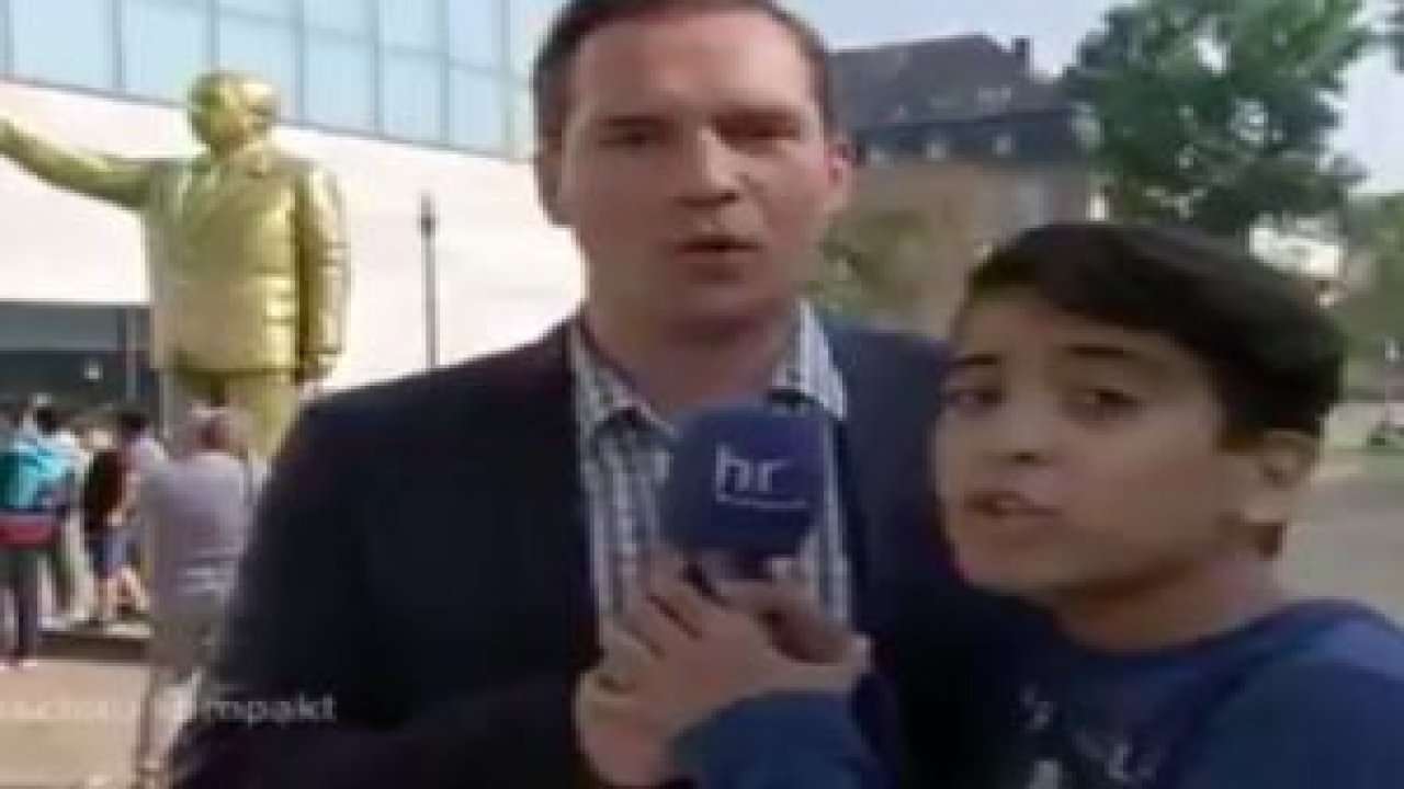 Alman devlet televizyonunu trolleyen çocuk