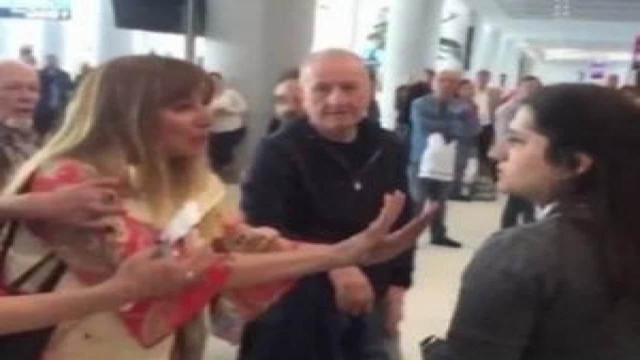 Havayolu personeline çirkin saldırı