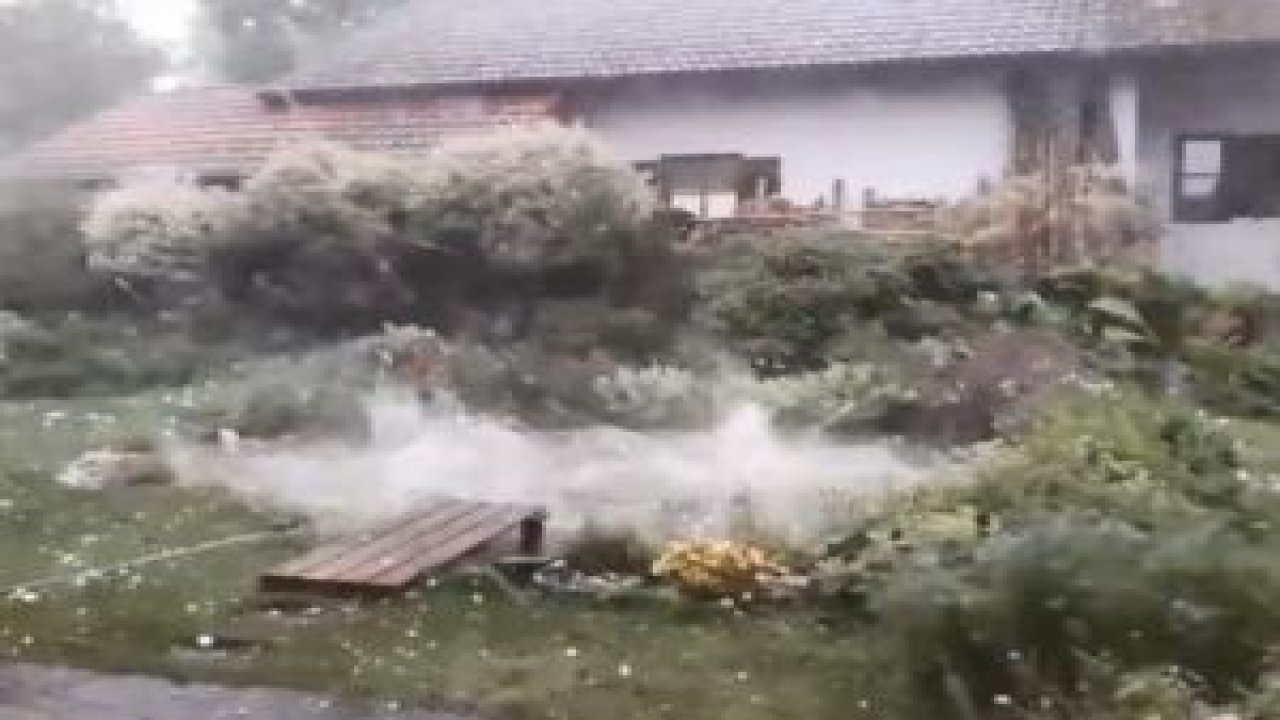 Almanya’yı dolu vurdu