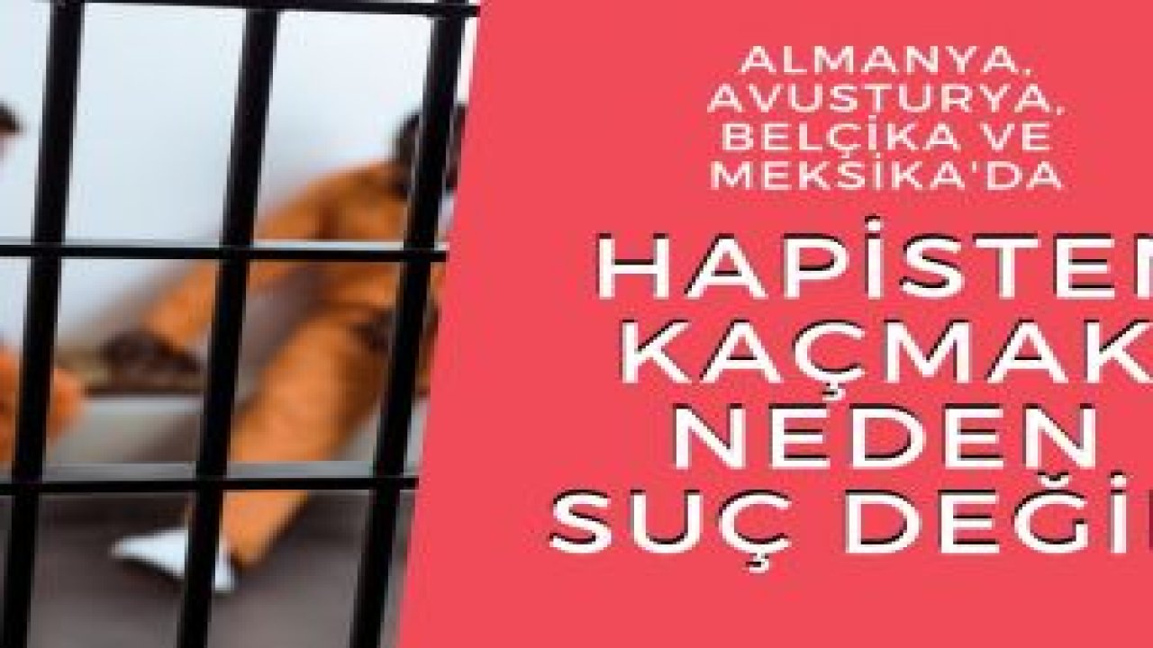 Almanya'da hapisten kaçmak neden suç değil?