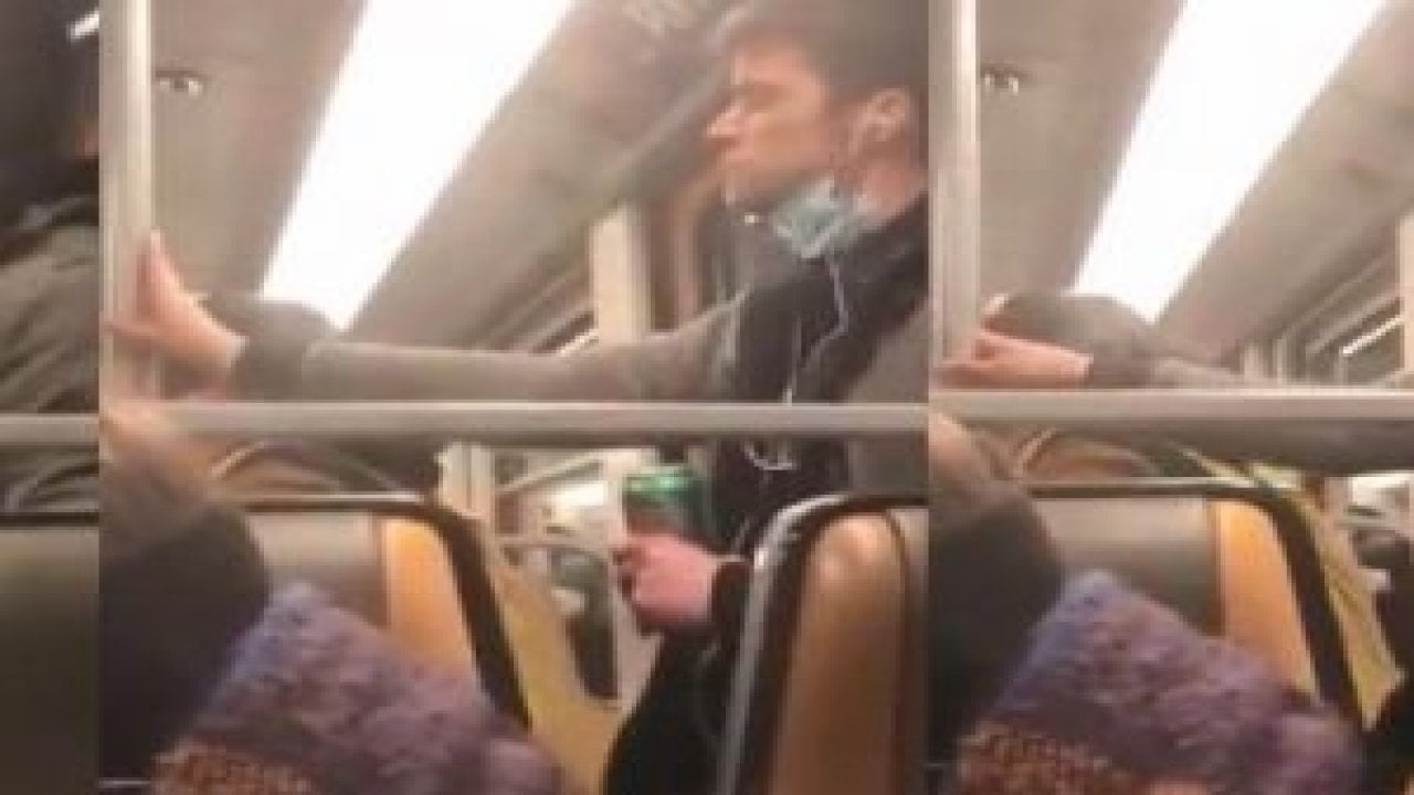 Brüksel metrosunda korona paniği