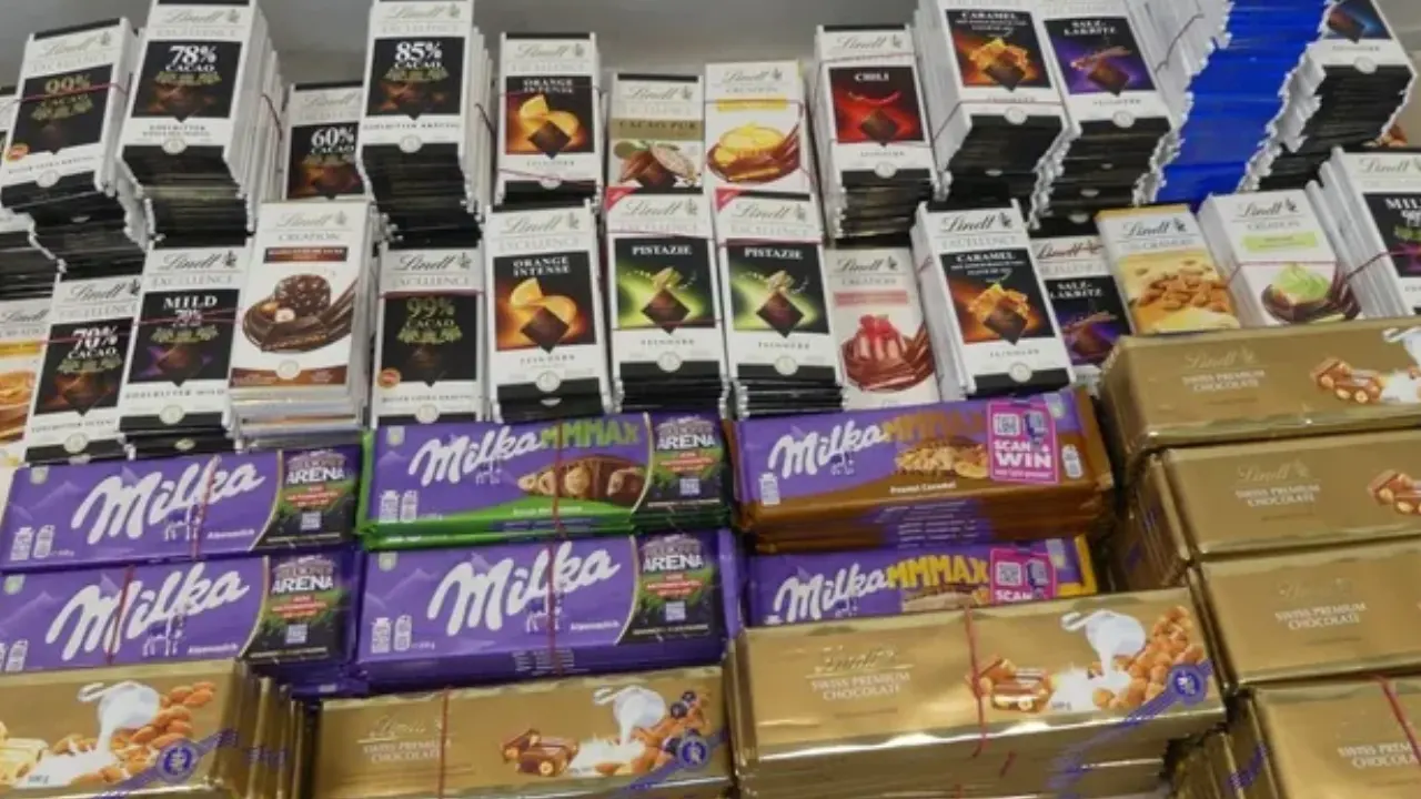 Almanya'da market hırsızlığı: 113 kilo çikolata ile yakalandı