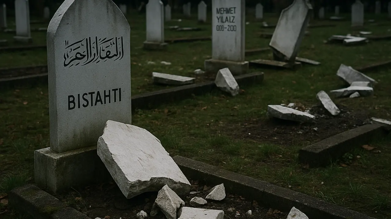 Essen’de İslam mezarlığına saldırı: 40'tan fazla mezar tahrip edildi