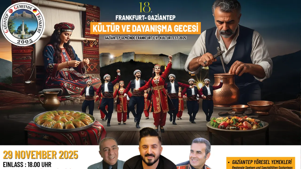 Frankfurt’ta Gaziantep rüzgarı esecek