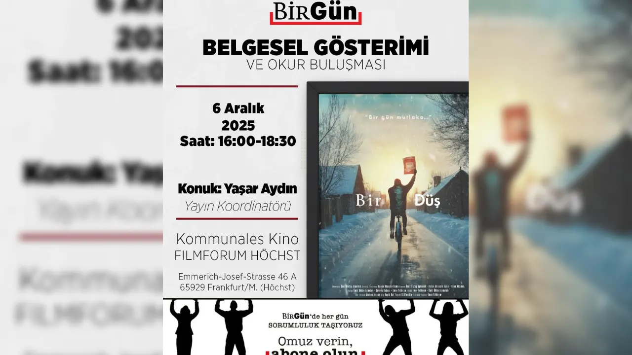 Frankfurt’ta anlamlı bir buluşma