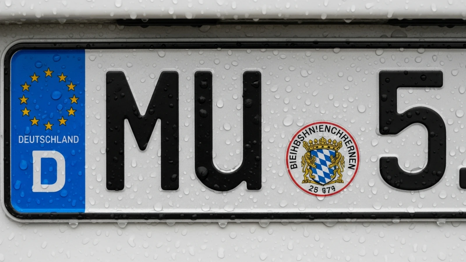 Münih’te yeni plaka kodu: “MU” geliyor