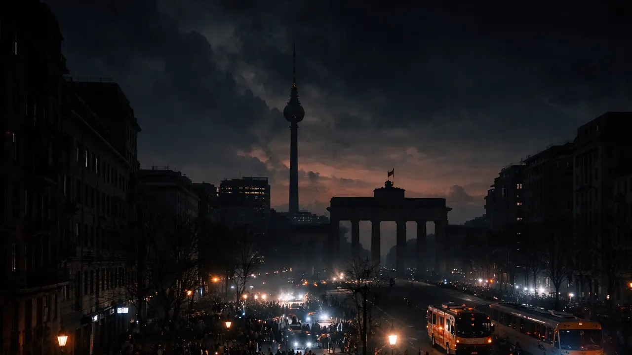 Berlin'de on binlerce kişinin elektriği yok, Alman ordusu devreye girdi