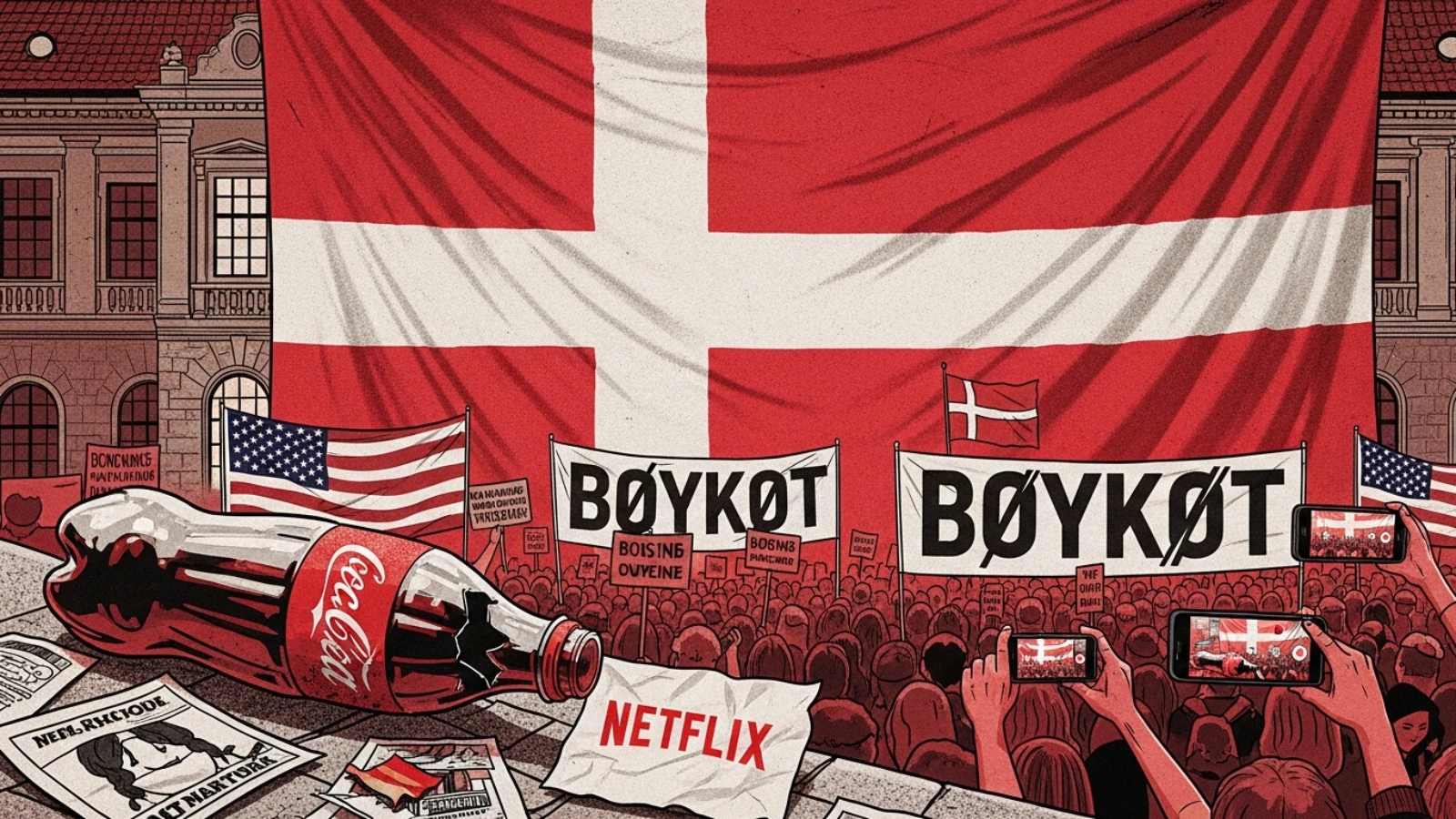Coca-Cola ve Netflix hedefte: Danimarkalılar ABD markalarına sırt çevirdi