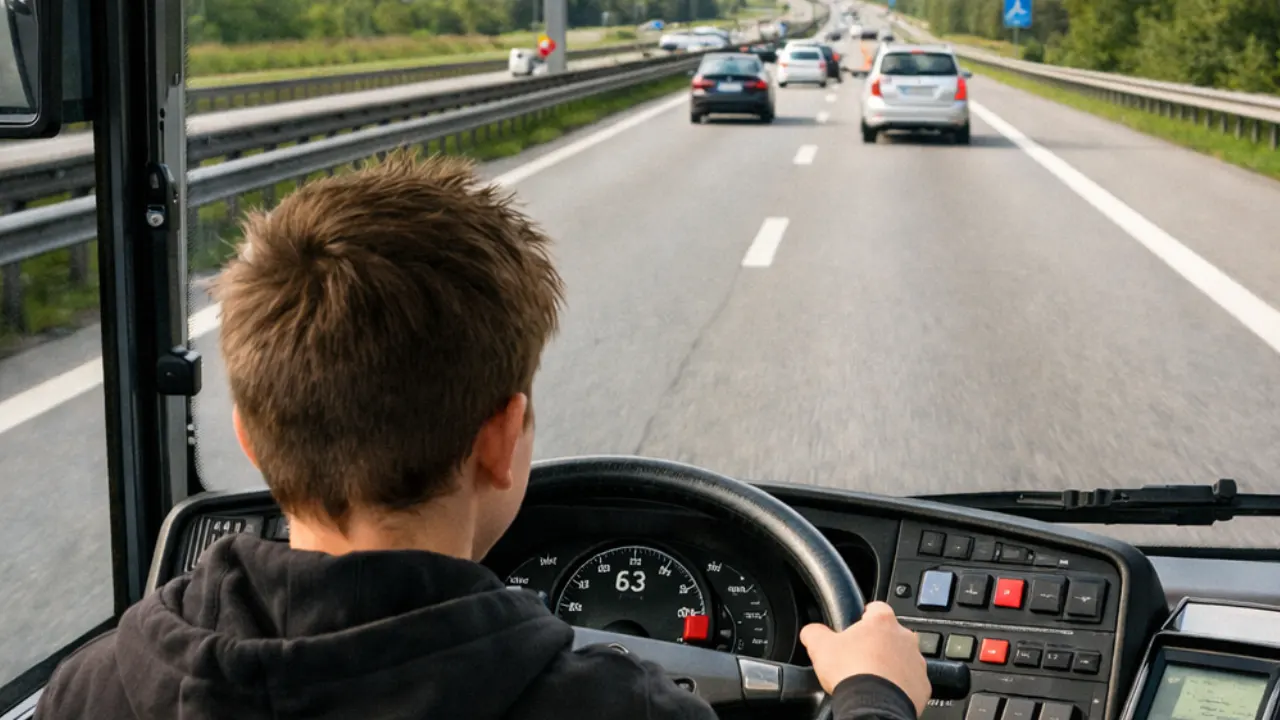 Almanya’da 15 yaşındaki genç otobüs çalıp 150 kilometre yol yaptı