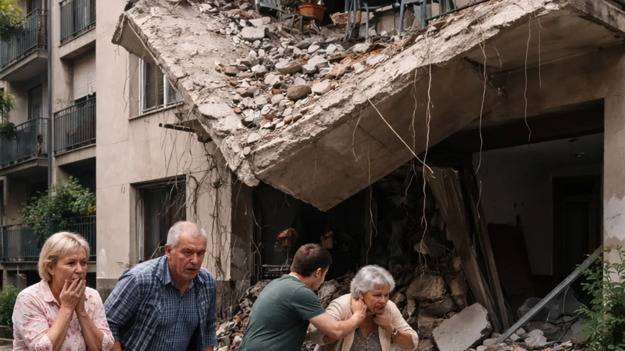 Yunanistan’da facia: Balkon çöktü Alman turist öldü