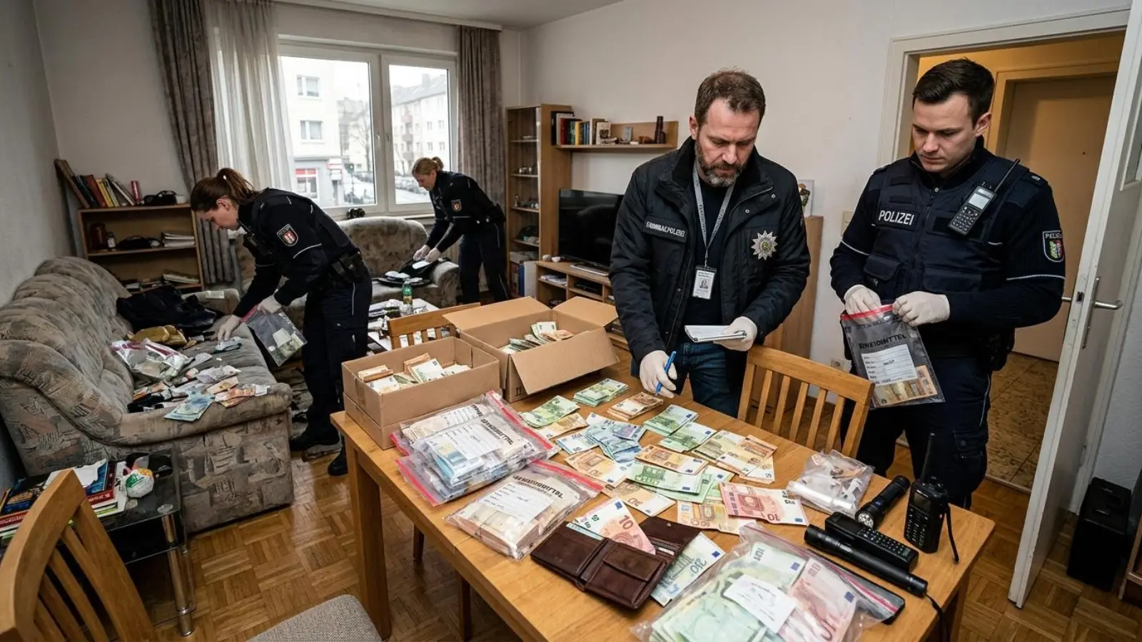 Evinde 100 bin Euro bulunan Taksi şoförünün parasına el konuldu