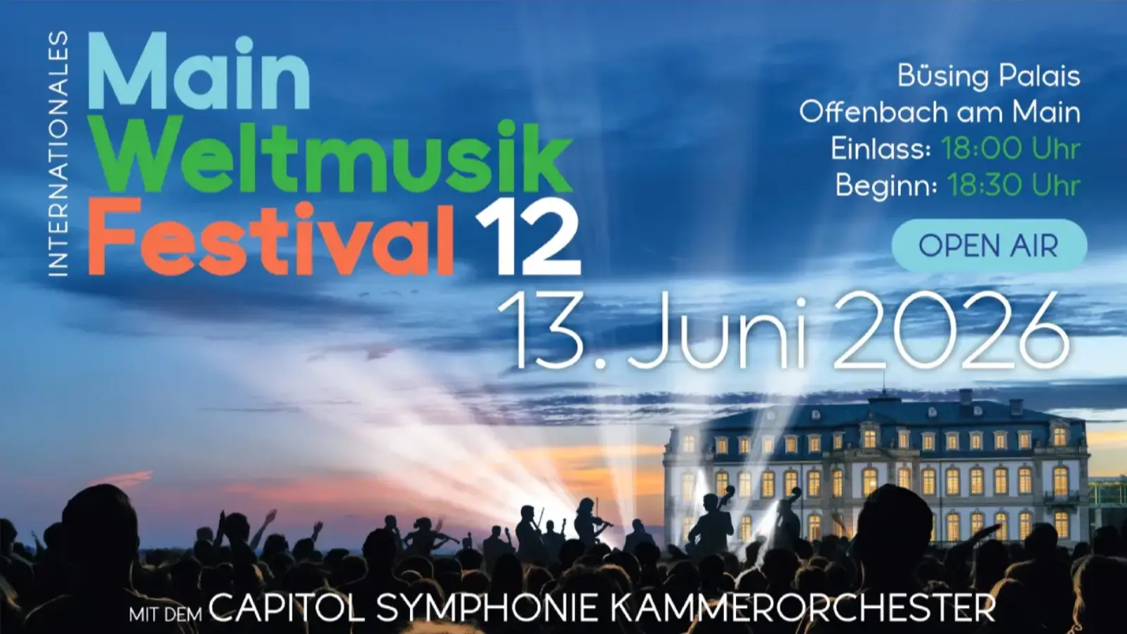 12. Uluslararası MainWeltmusik Festivali 13 Haziran’da Offenbach’ta Düzenlenecek