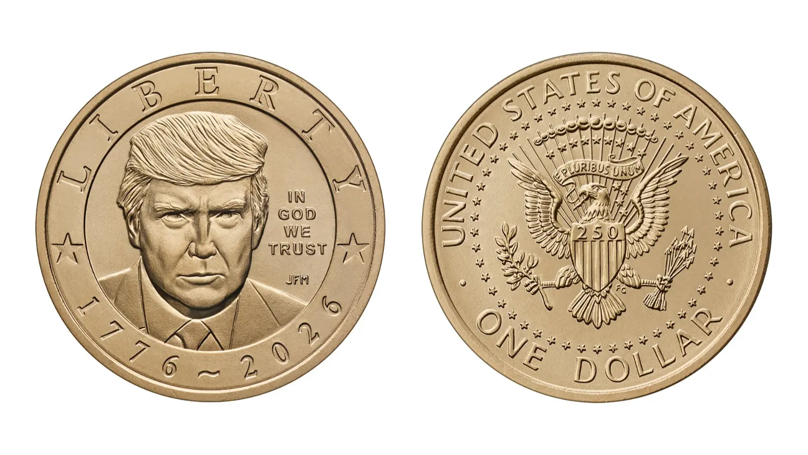 Trump için yeni hatıra parası ABD'de tartışma yarattı