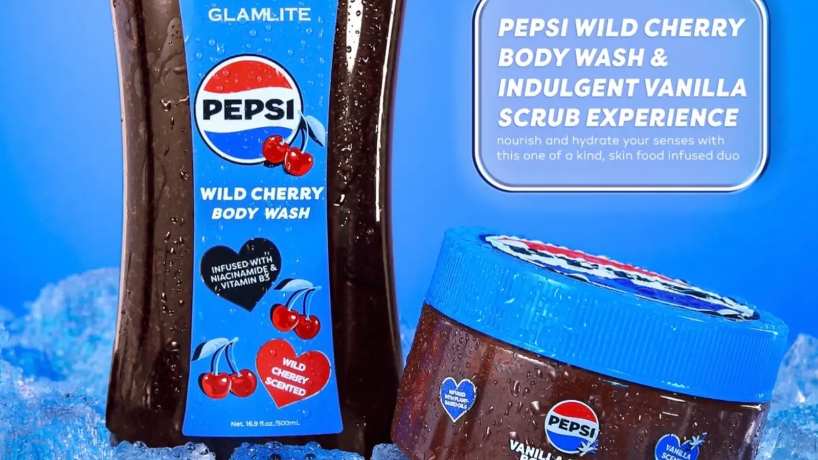 Pepsi kokulu duş jeli ve peeling satışa çıktı