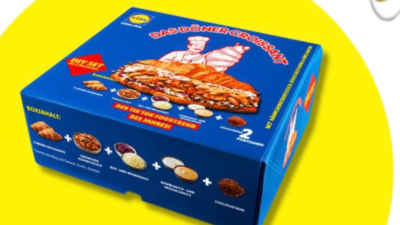 Lidl dönerli kruvasanı yeniden satışa sundu