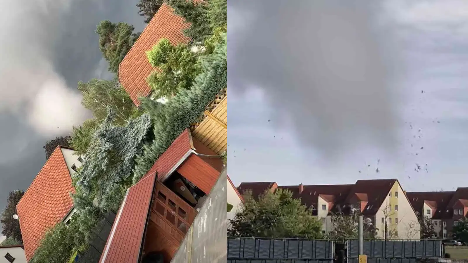 Almanya'yı şiddetli fırtına vurdu: Bir kişi öldü, evler ağır hasar gördü