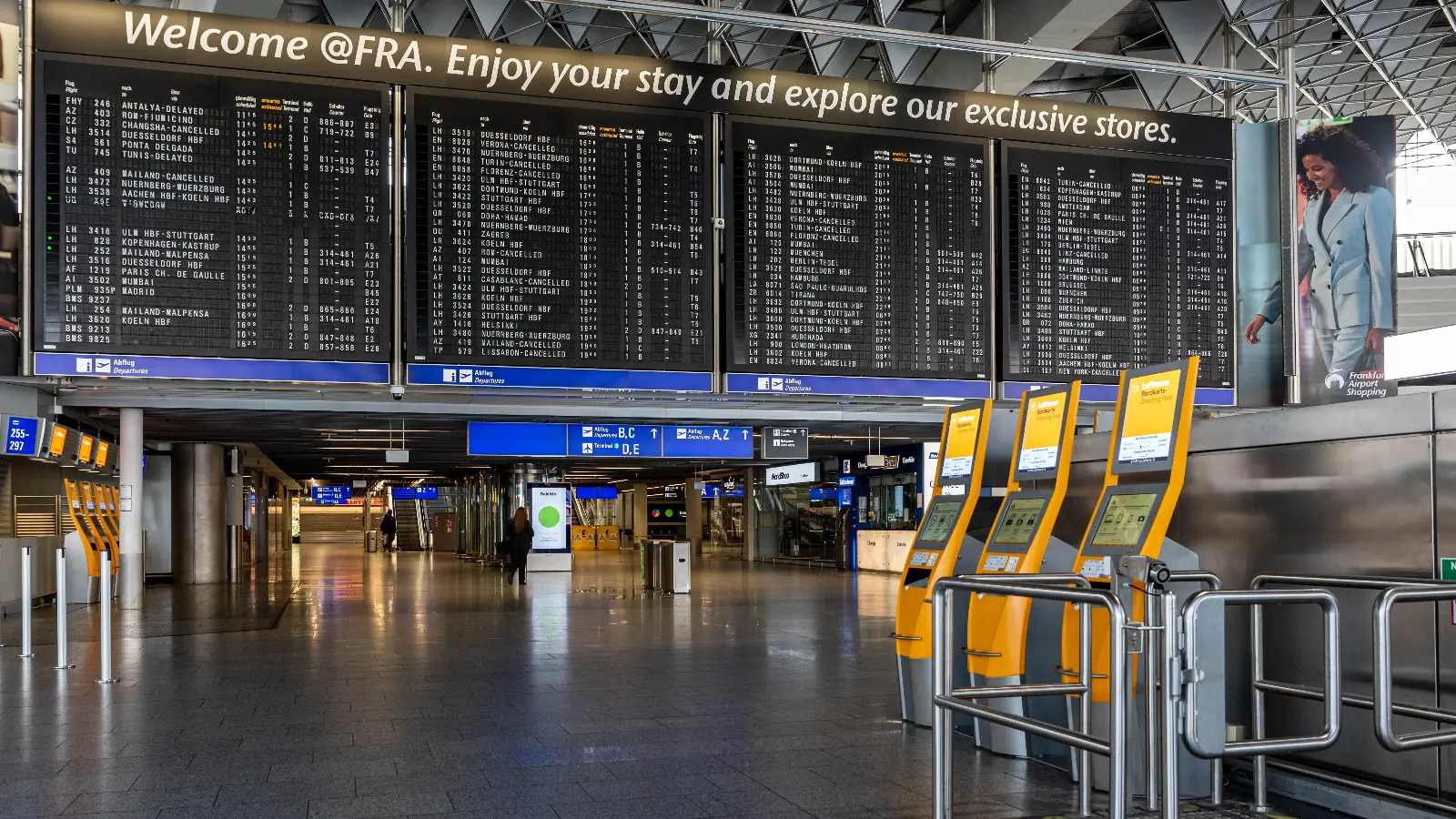 Lufthansa yolcuları dikkat! Frankfurt Havalimanı’nda check-in noktası kapanıyor