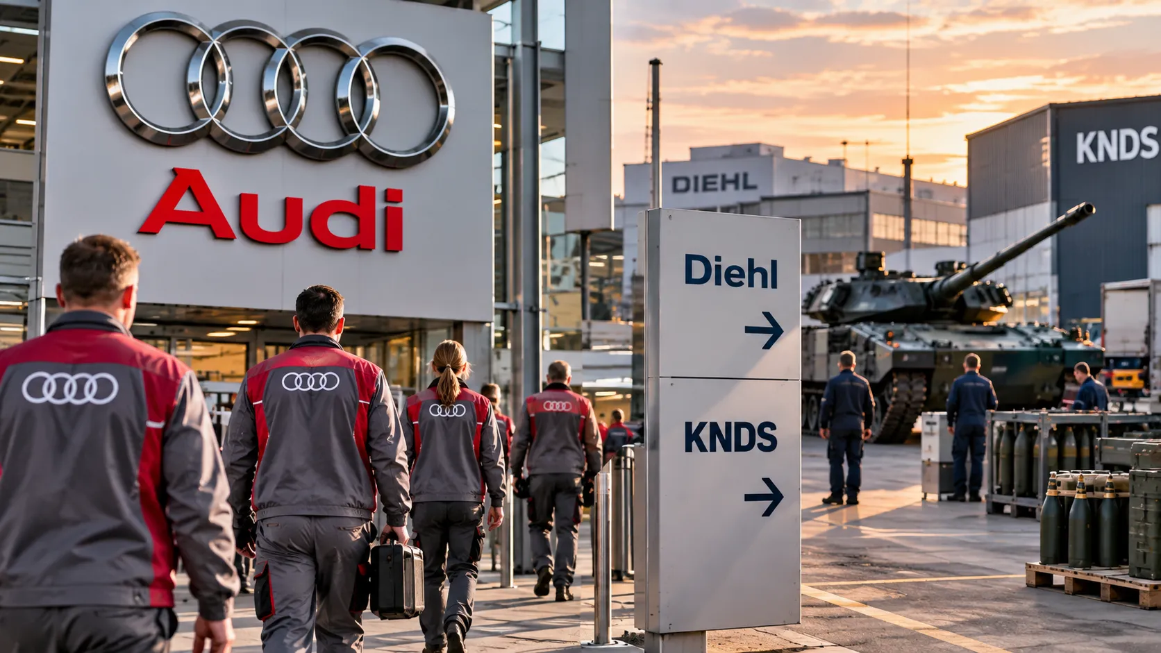 Almanya'da Audi'den dikkat çeken karar: Çalışanlar savunma sanayisine yönlendirilecek