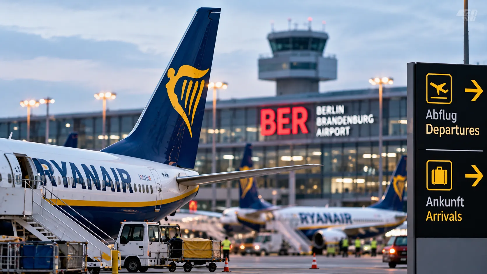 Ryanair Almanya'da 700 bin koltuğu kaldırıyor! Berlin'de 12 uçuş hattı iptal