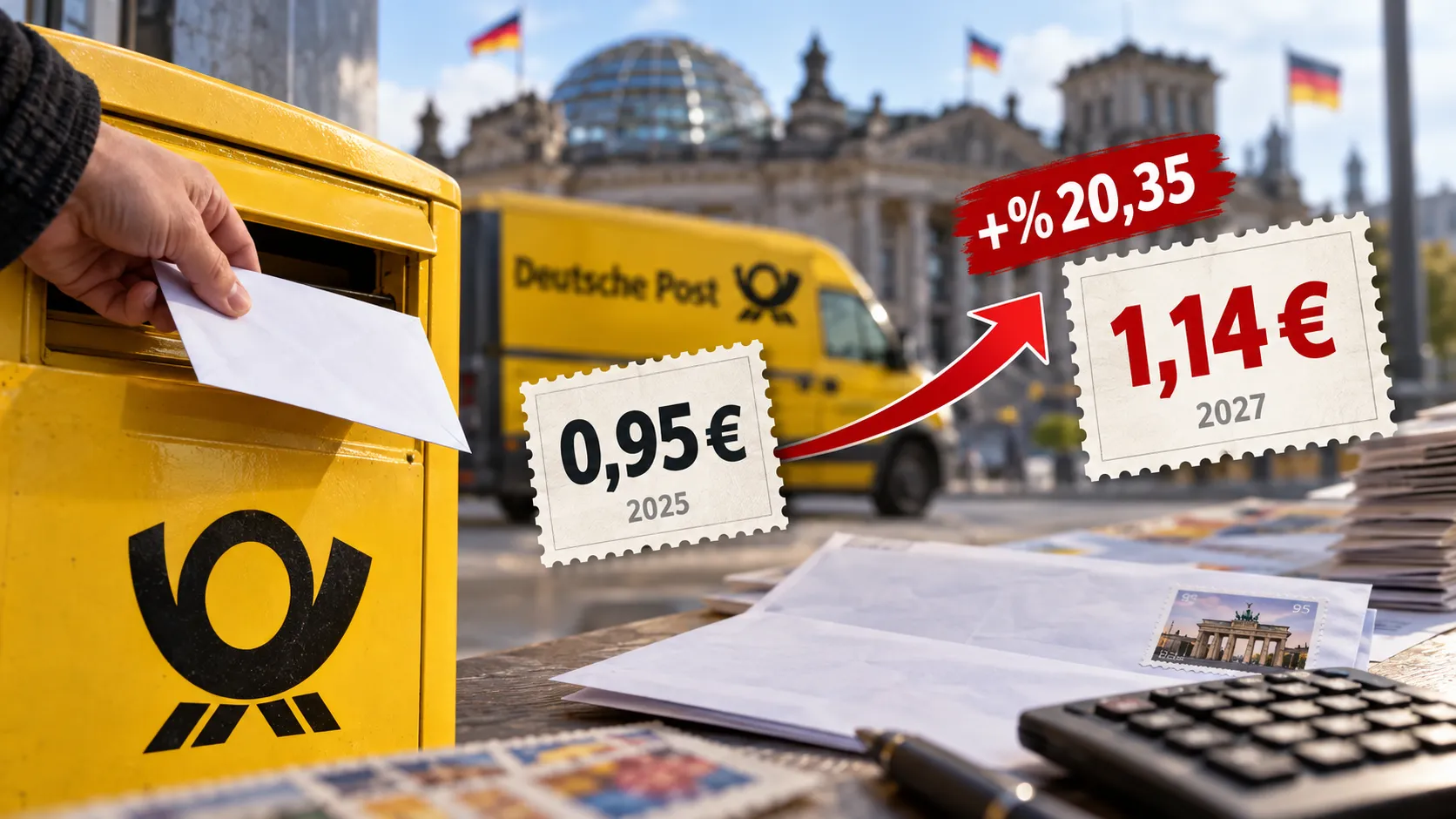 Almanya'da mektup göndermek 2027'de pahalanıyor: 95 centlik ücret 1,14 Euro olabilir
