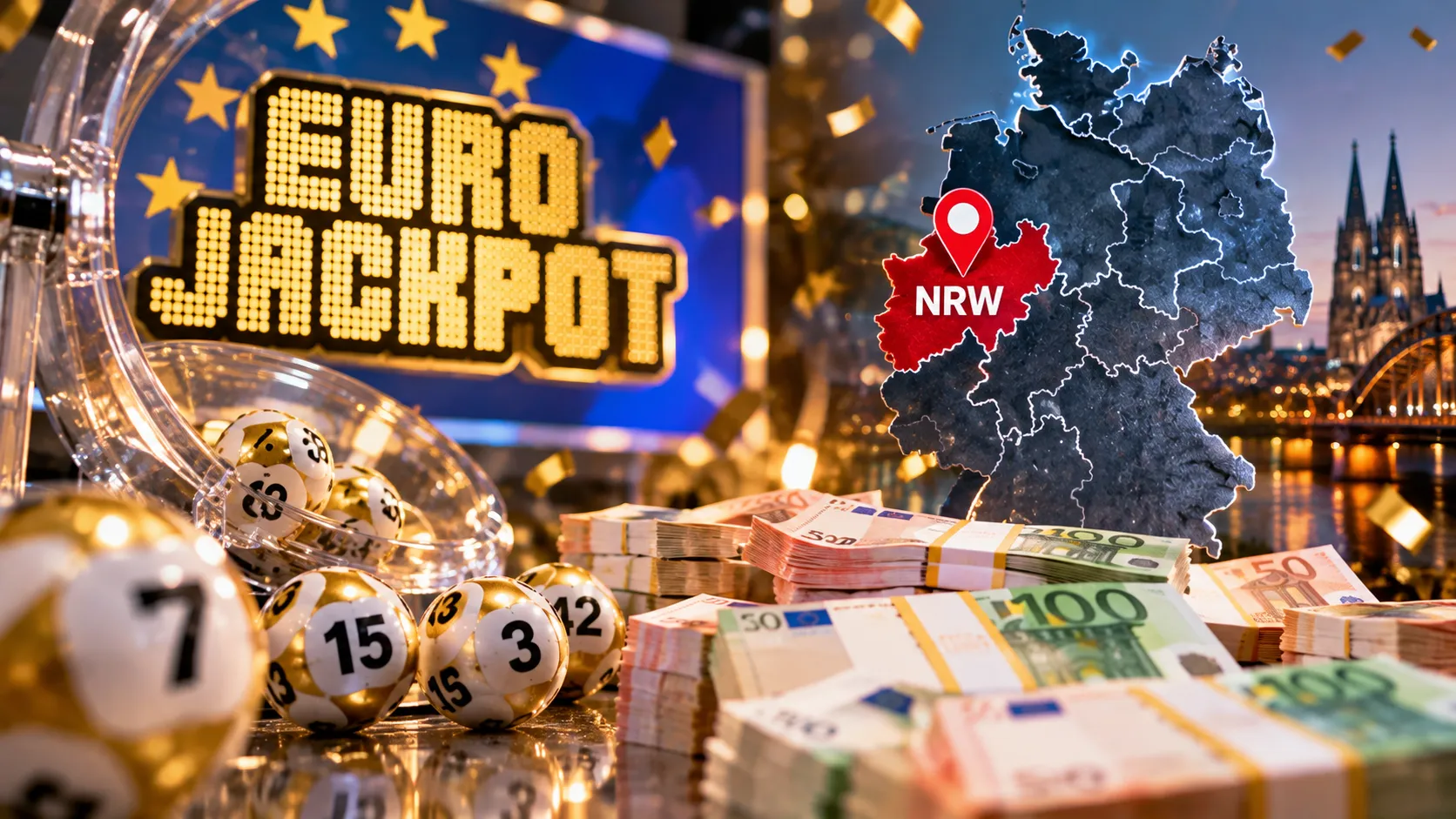 Almanya'da 120 milyon Euro'luk Eurojackpot bir kişiye veya gruba çıktı: Talihli NRW'de