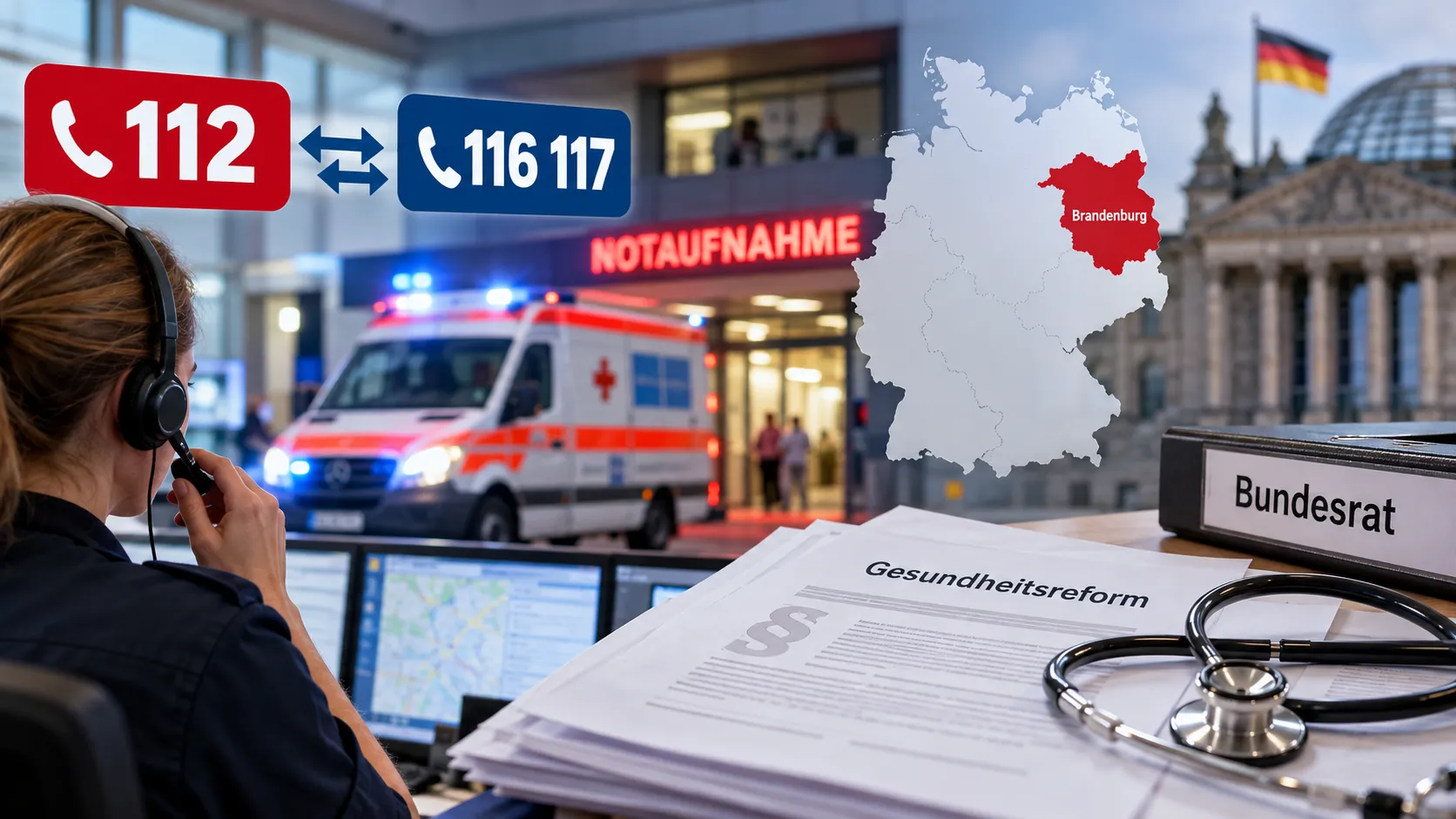 Almanya'da acil servise gitme sistemi değişiyor: Yeni reform kabul edildi!