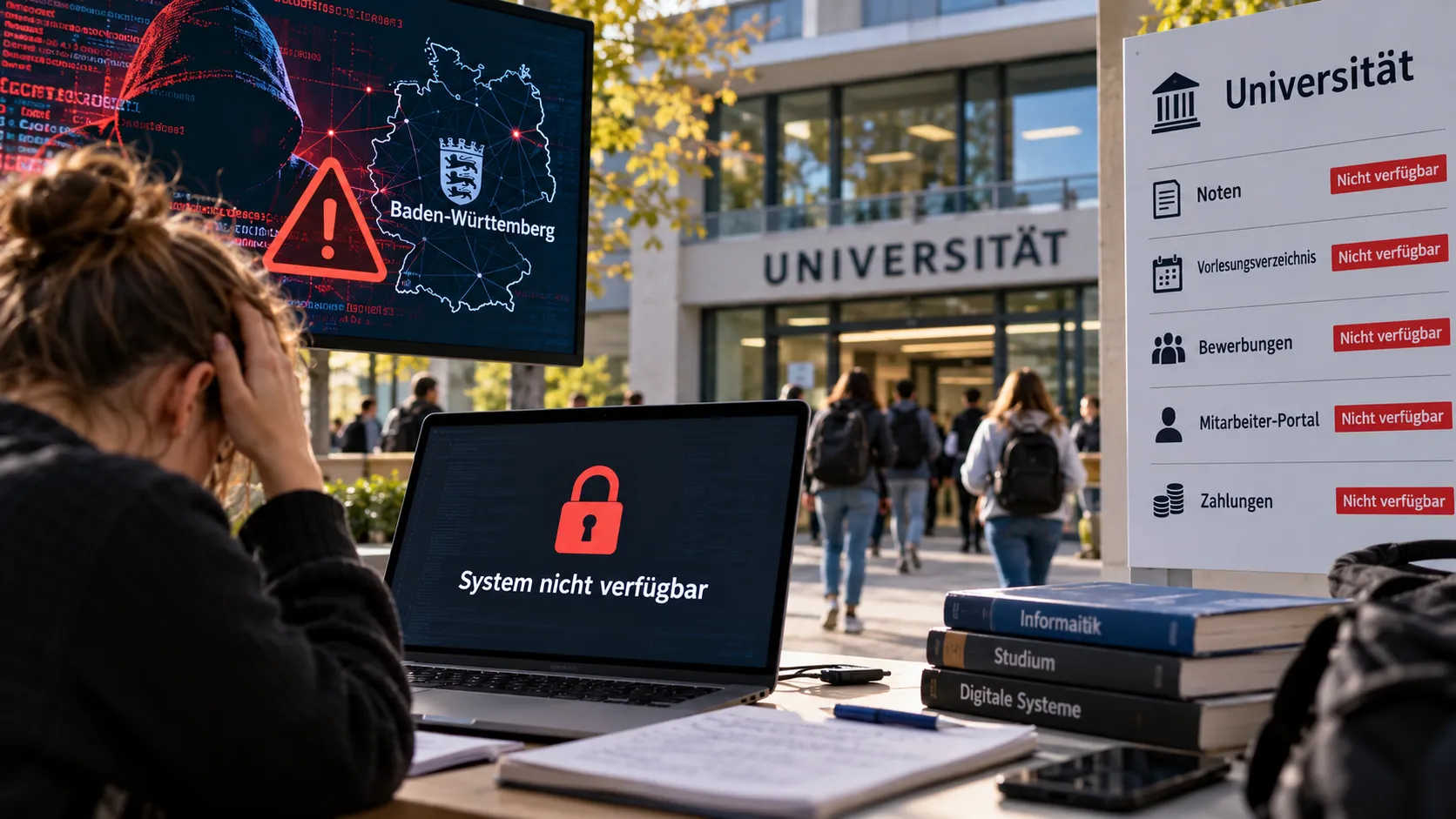 Almanya'da üniversitelere siber saldırı: Maaşlar ödenemiyor, sistemler kapandı