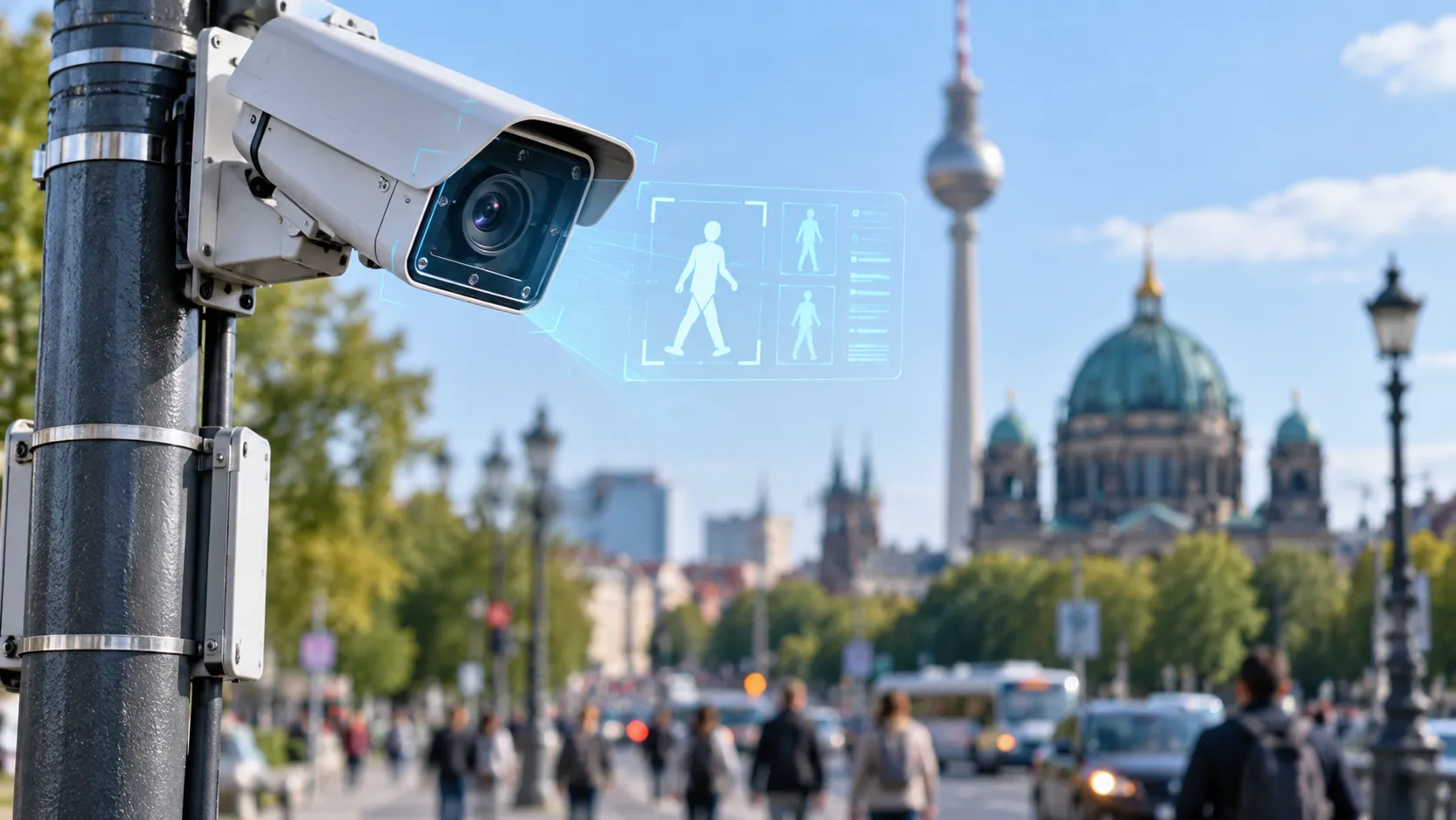 Berlin'de yapay zekalı kameraların kurulacağı yerler belli oldu