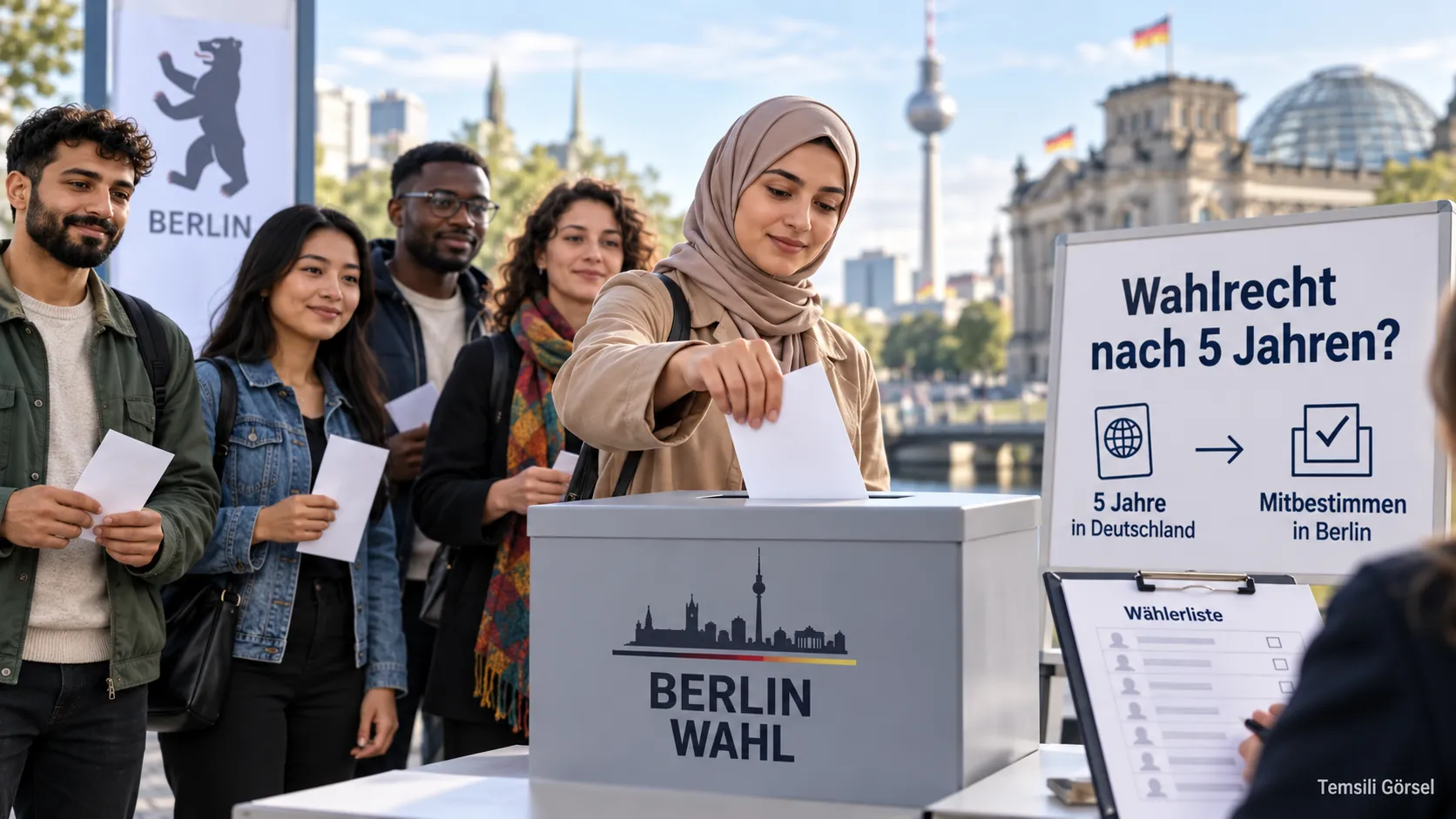 Berlin'de yeni dönem planı: Yabancılara 5 yıl sonra oy hakkı