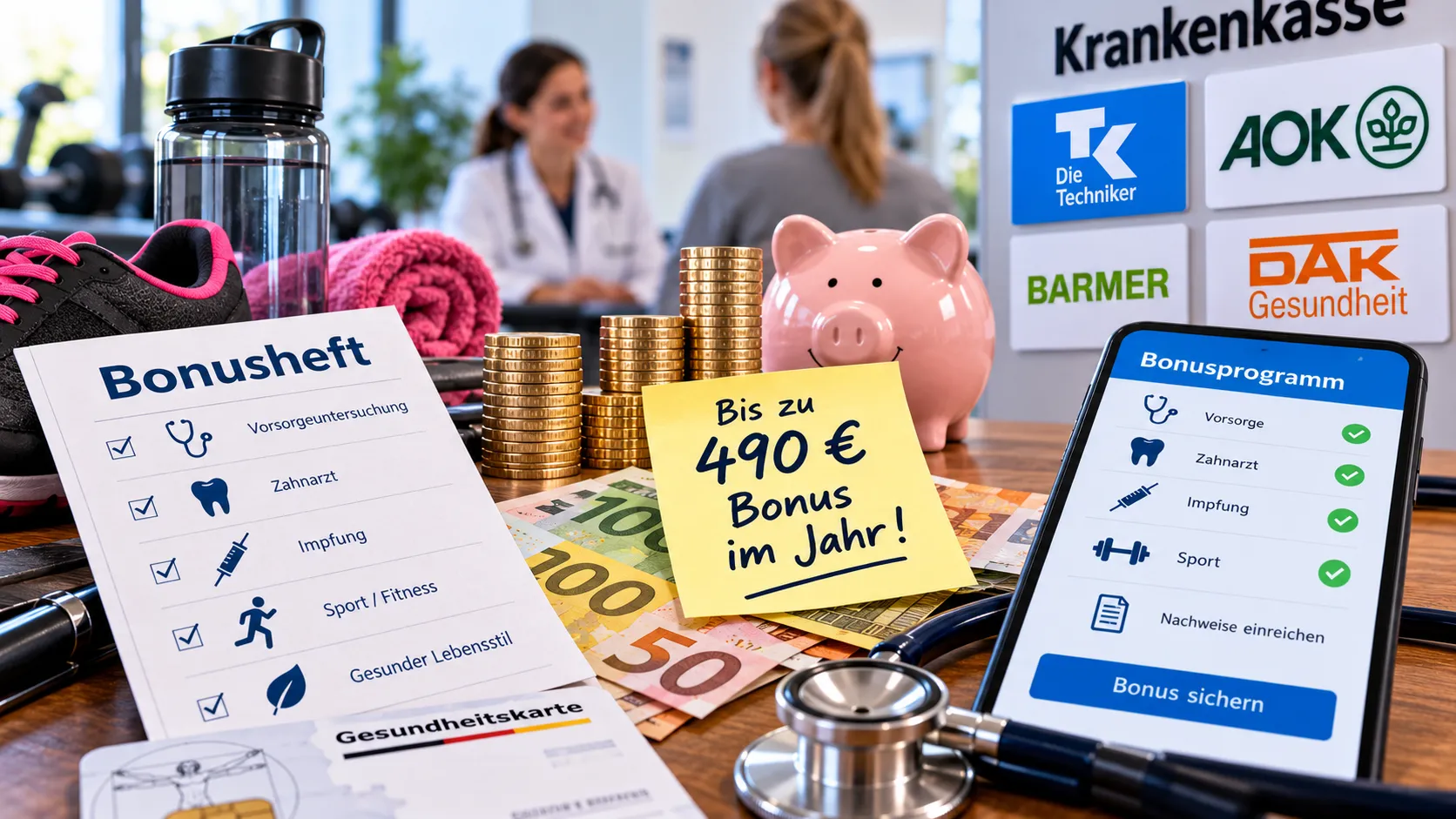 Almanya'da sağlık sigortasından 300 Euro'ya kadar bonus: Sonbahar fırsatını kaçırmayın!