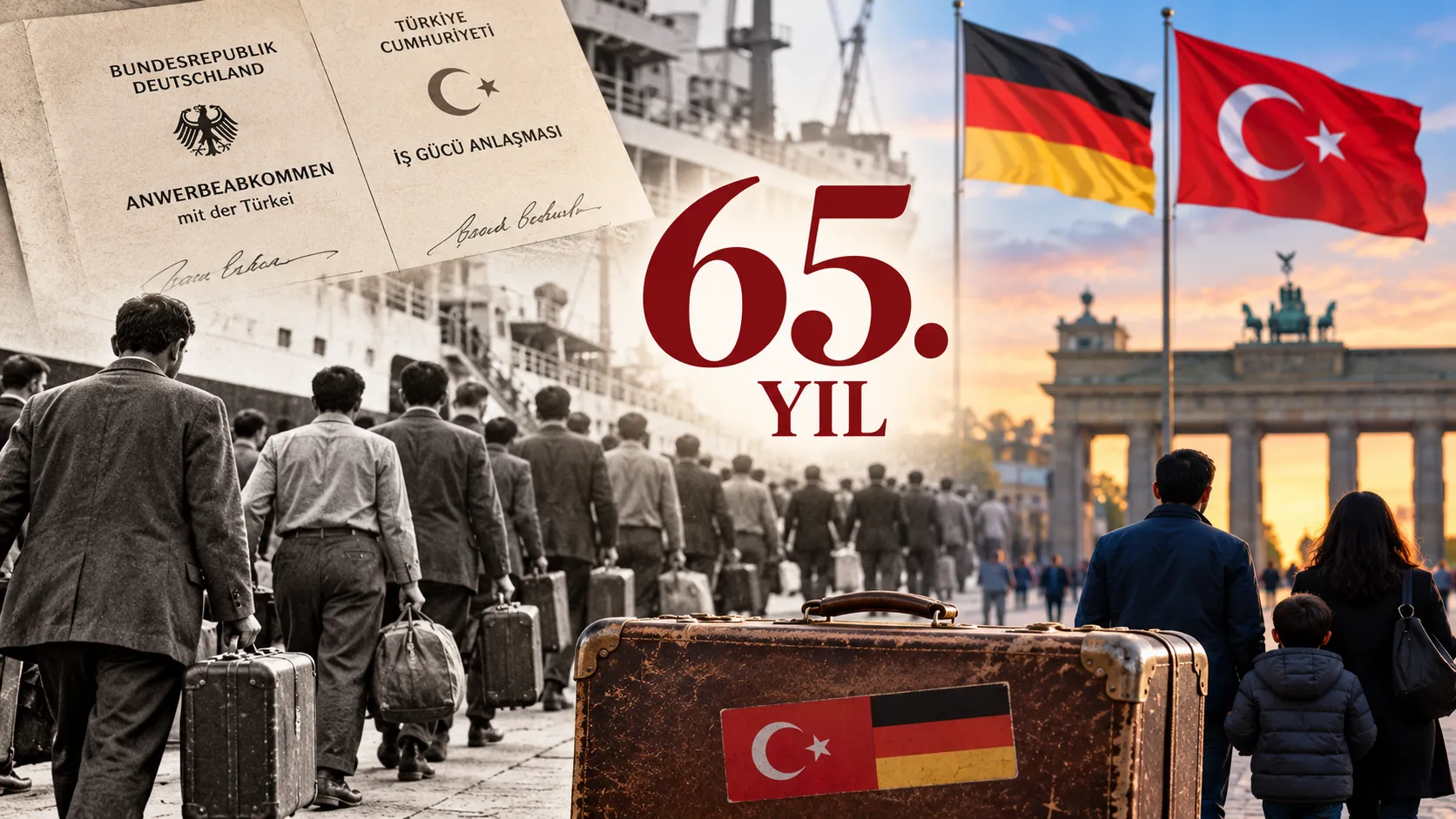Almanya'da Türk işçi göçünün 65. yılı: Başbakan Merz bugün Türk toplumuna seslenecek
