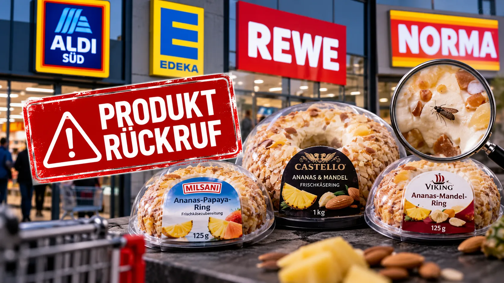 Almanya'da Aldi, Edeka ve Norma'dan alınan üç peynir için geri çağırma kararı
