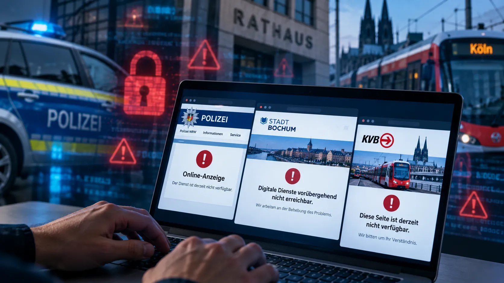 Almanya'da büyük internet güvenliği alarmı: Polise çevrim içi şikayet sistemi bile kapatıldı!