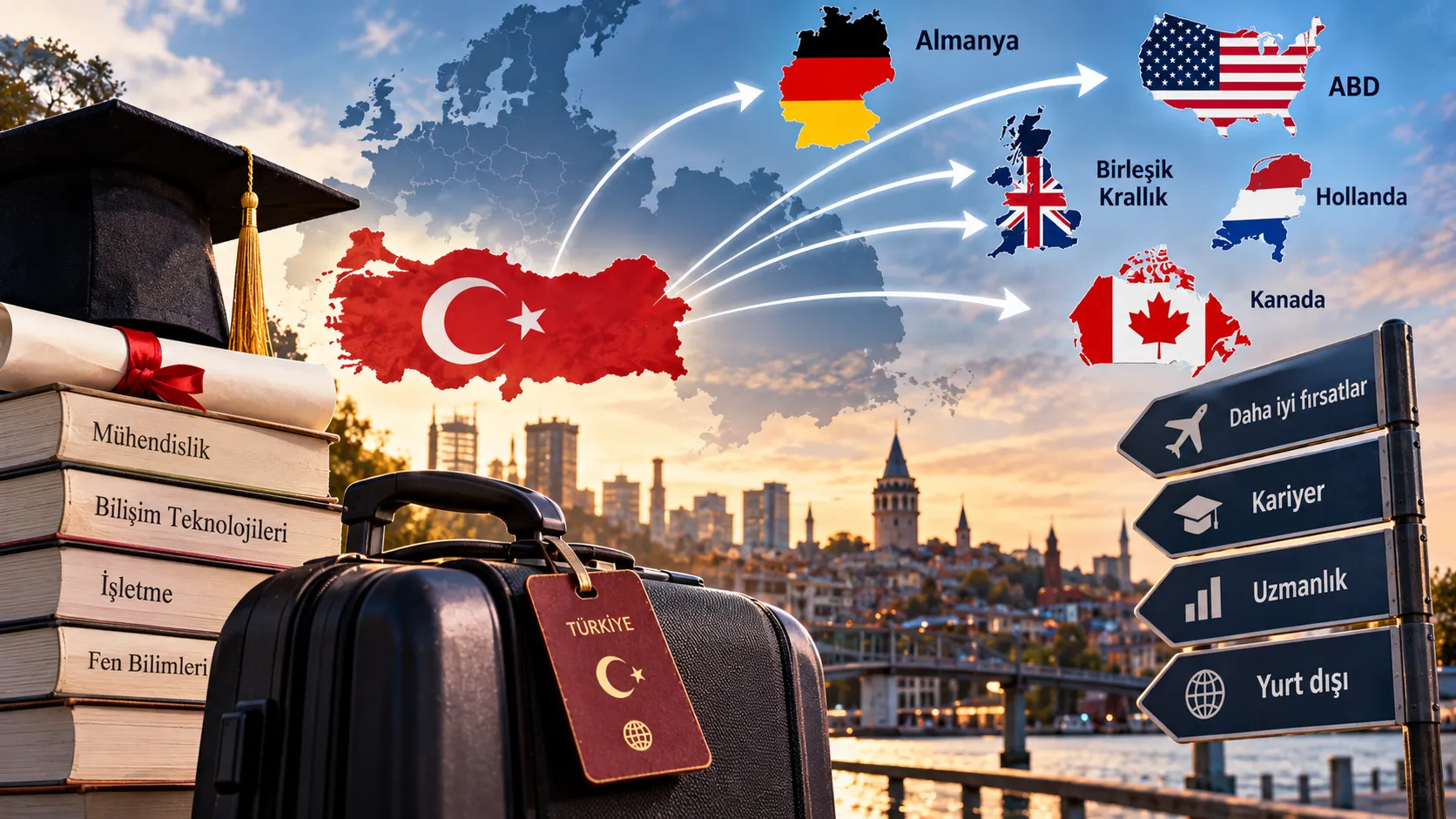 Türkiye'den beyin göçünde Almanya ilk sırada: Üniversite mezunlarında oran yükseldi