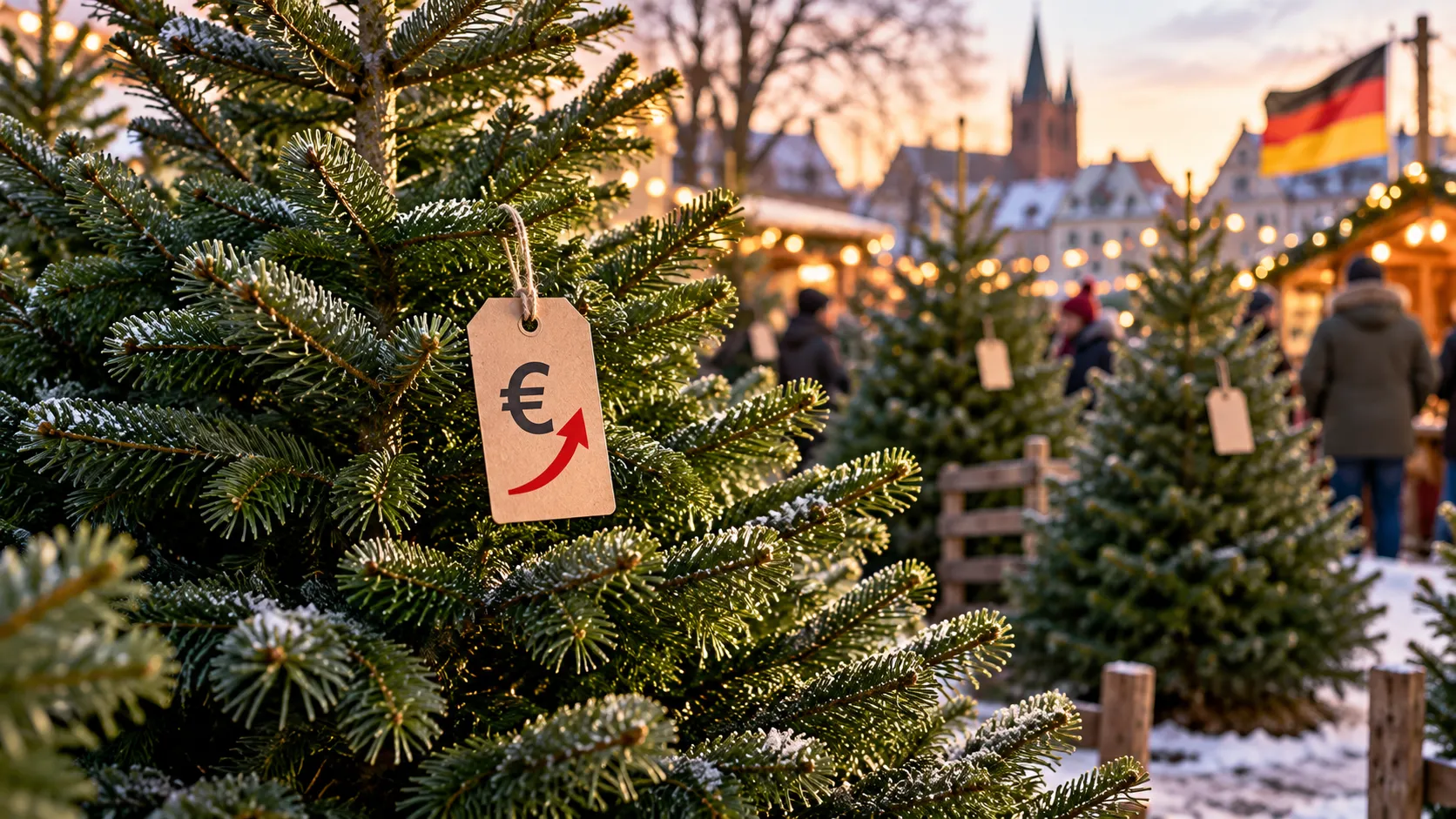 Almanya'da Noel ağacı fiyatlarına zam! Metresi 33 Euro oluyor