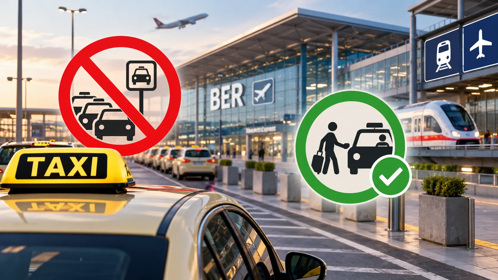 Berlinli taksicilere BER Havalimanı yasağı: 1 Ocak'ta başlıyor