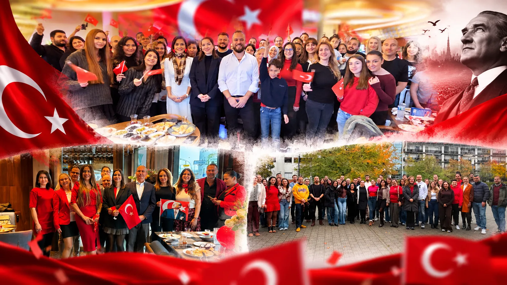 Almanya'da Cumhuriyet'in 103. yılı kahvaltılarla kutlandı