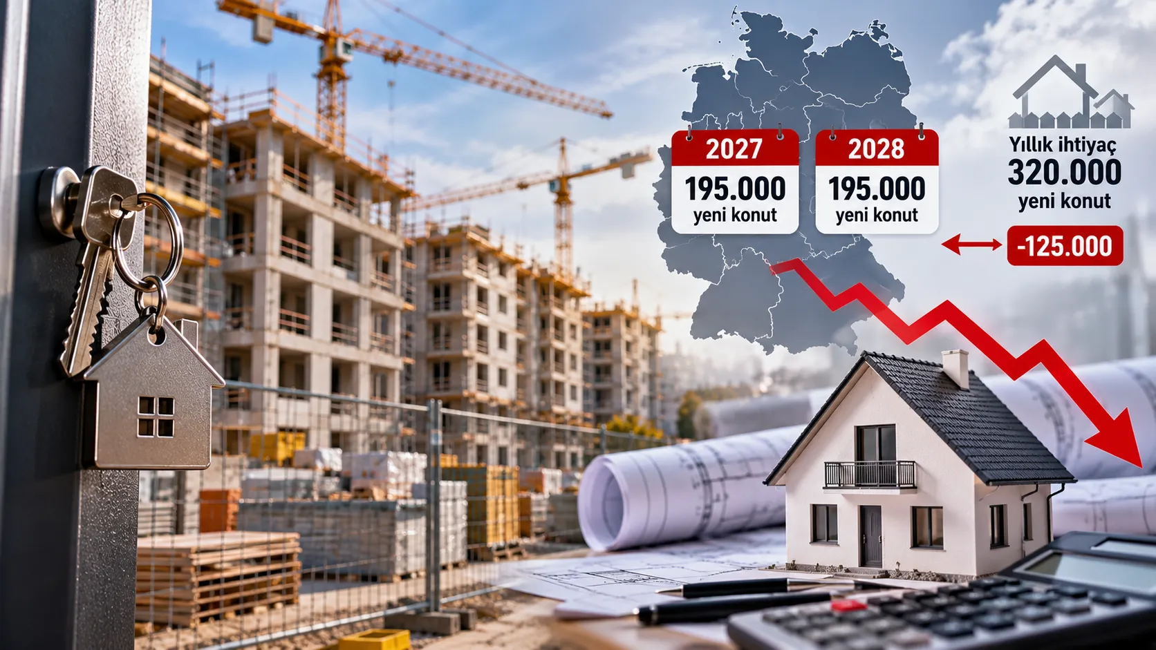 Almanya'da konut krizi büyüyor: Her yıl 125 bin ev eksik kalacak