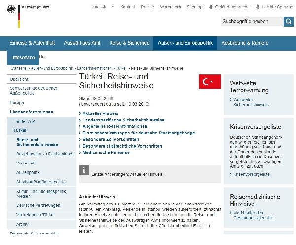 Alman turistlere otelden çıkmayın uyarısı