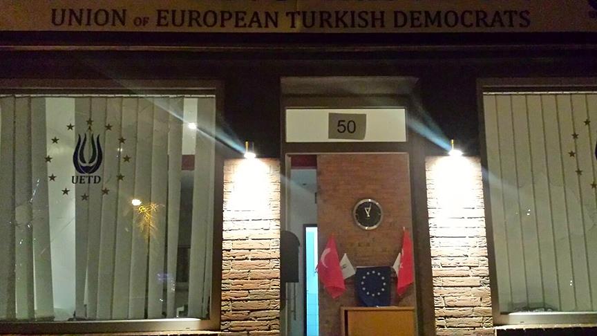 UETD Dinslaken şubesine molotoflu saldırı